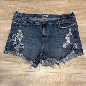 YMI Distressed‎ Denim Shorts